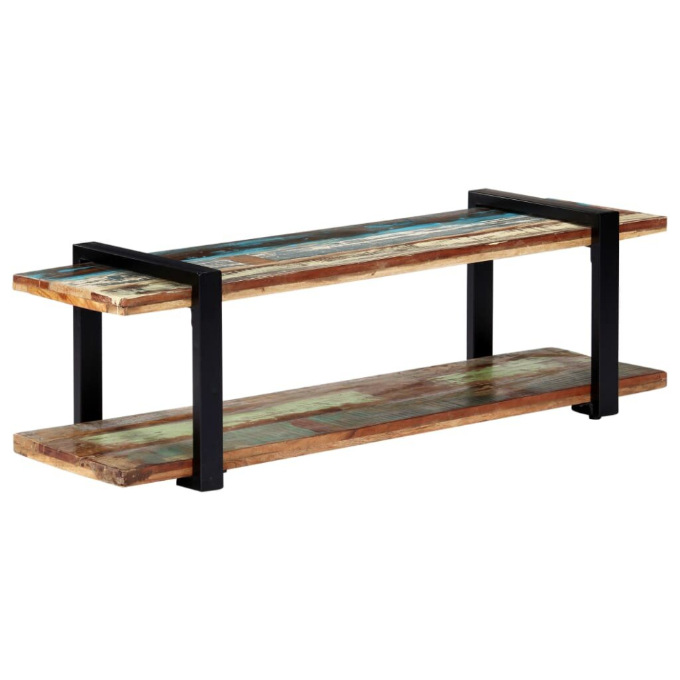 Vidaxl Tv Cabinet Solid Reclaimed Wood Hifi Stand Unit Entertainment Centre