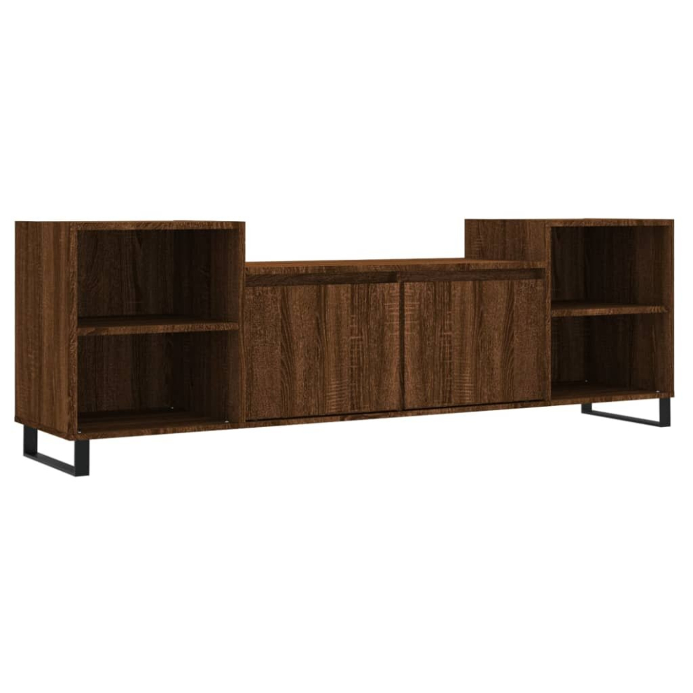 (brown oak) vidaXL TV Cabinet TV Unit Sideboard TV Stand Media Cabinet Engineered Wood