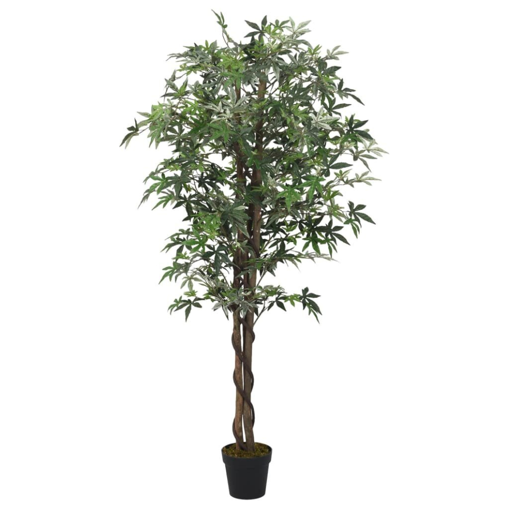 (120 cm) vidaXL Artificial Maple Tree Fake Plant Artificial Plant 756 Leaves Green