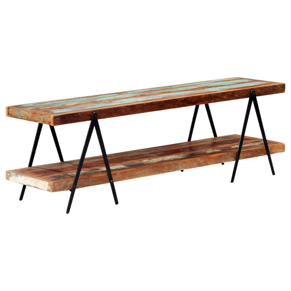 Vidaxl Tv Cabinet Solid Reclaimed Wood Tv Stand Hifi Plasma Cabinet Sideboard