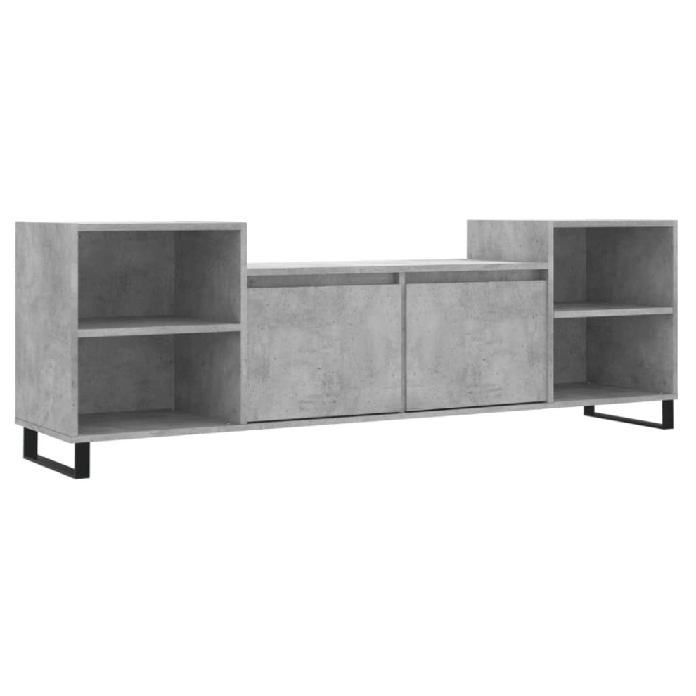 (concrete grey) vidaXL TV Cabinet TV Unit Sideboard TV Stand Media Cabinet Engineered Wood