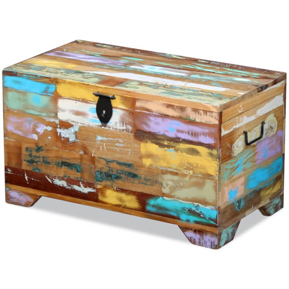 Storage Chest Coffee Side Couch Table Living Room Solid Reclaimed Recycled Wood