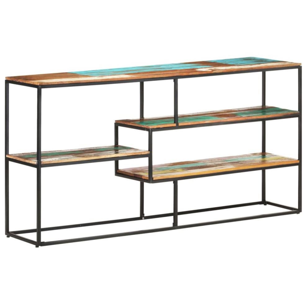 Vidaxl Solid Reclaimed Wood Sideboard Industrial Side Cabinet Standing Shelf