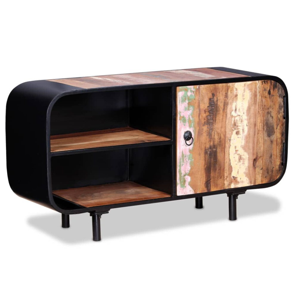 vidaXL TV Cabinet Reclaimed Wood 90x30x48 cm Display Unit Shelf Home Furniture