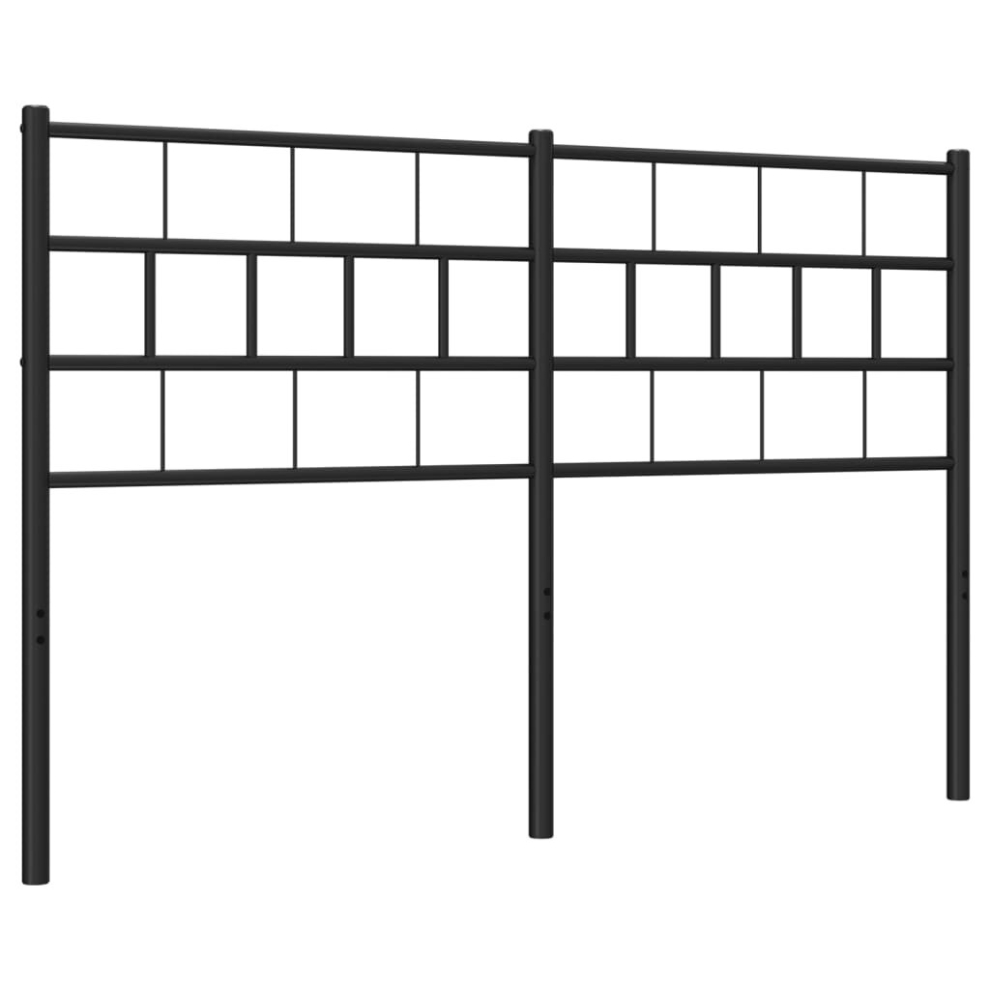 (black, 120 cm) vidaXL Metal Headboard Tall Headboard Bed Header Bed Headboard Black 100 cm