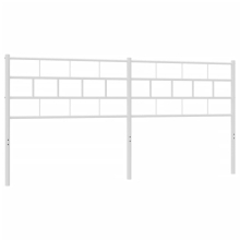 (white, 200 cm) vidaXL Metal Headboard Home Tall Headboard Bed Header Bedroom Bed Headboard