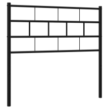 (black, 75 cm) vidaXL Metal Headboard Home Tall Headboard Bed Header Bedroom Bed Headboard