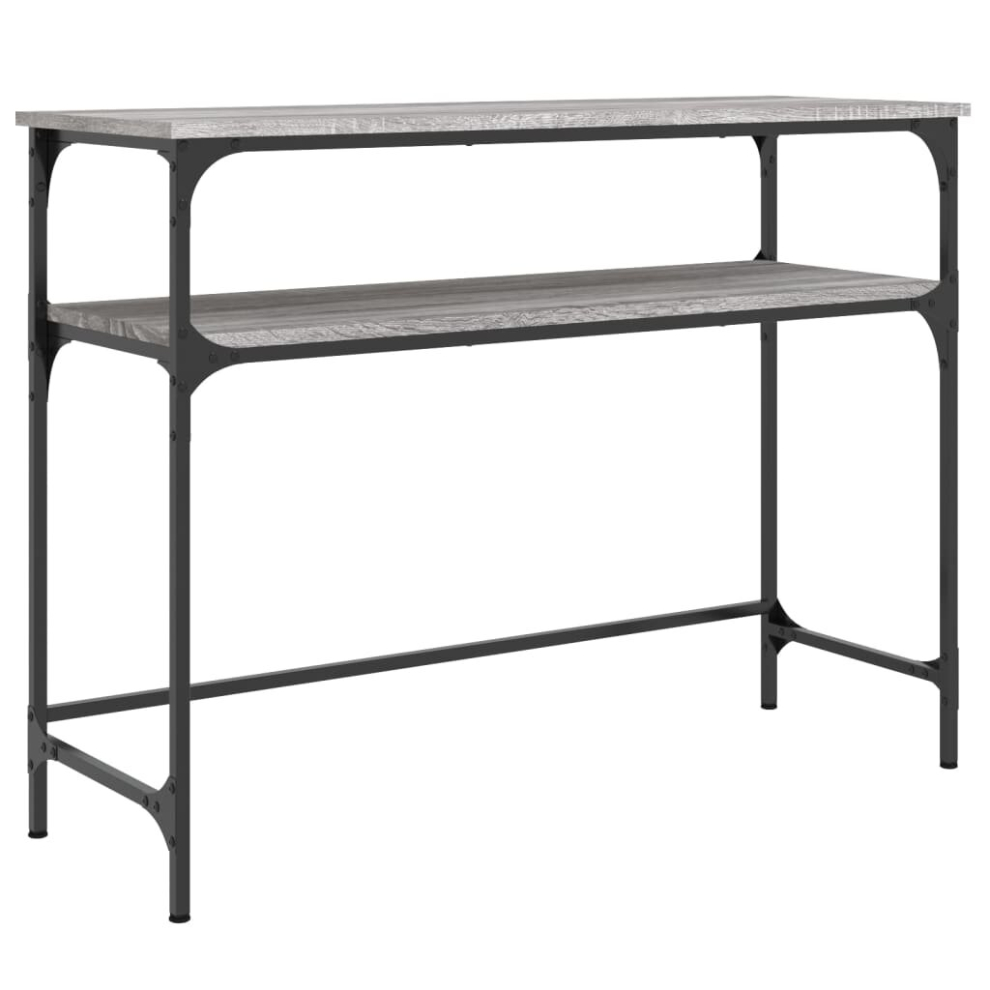 Vidaxl (Grey Sonoma, 100 X 35.5 X 75 Cm) Console Table End Table Hallway Stand Side Sofa Table Engineered Wood