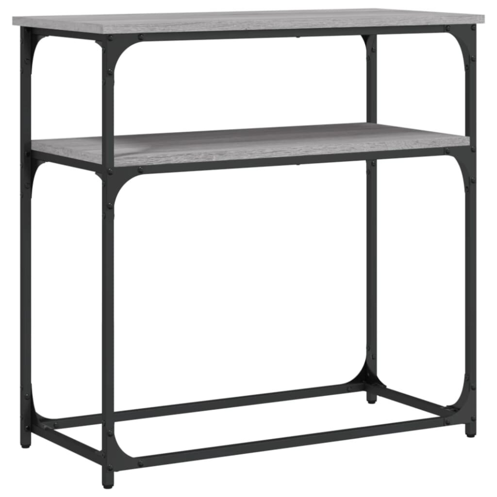 Vidaxl (Grey Sonoma, 75 X 35.5 X 75 Cm) Console Table End Table Hallway Stand Side Sofa Table Engineered Wood