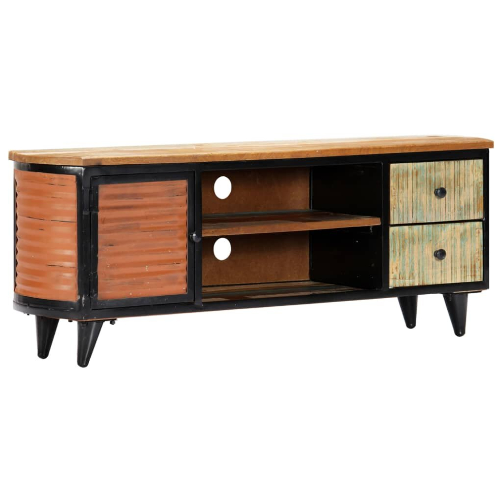 Vidaxl Tv Cabinet Solid Reclaimed Wood Tv Stand Hifi Cabinet Stereo Cabinet