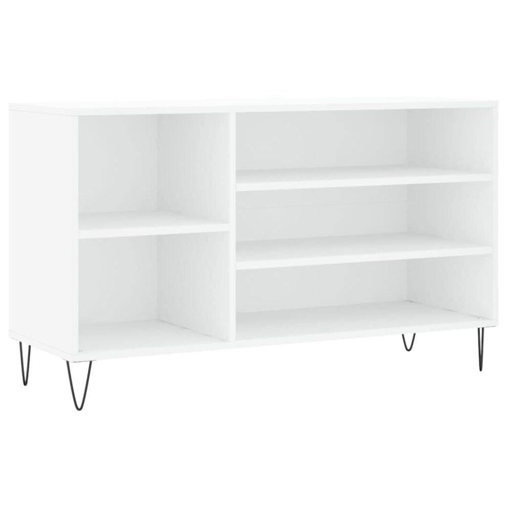 (white) vidaXL Shoe Cabinet Shoe Cupboard Shoe Storage Rack Shelf Engineered Wood