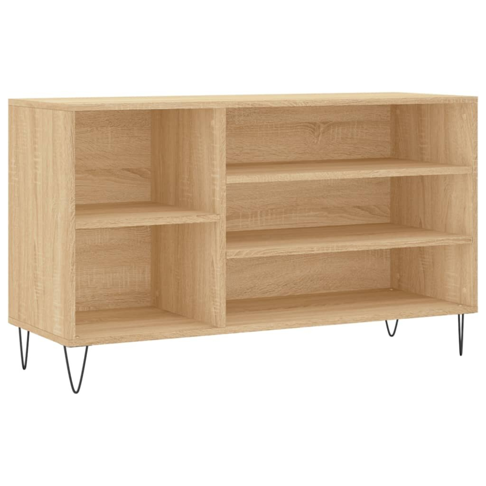 Vidaxl (Sonoma Oak) Shoe Cabinet Shoe Cupboard Shoe Storage Rack Shelf Engineered Wood