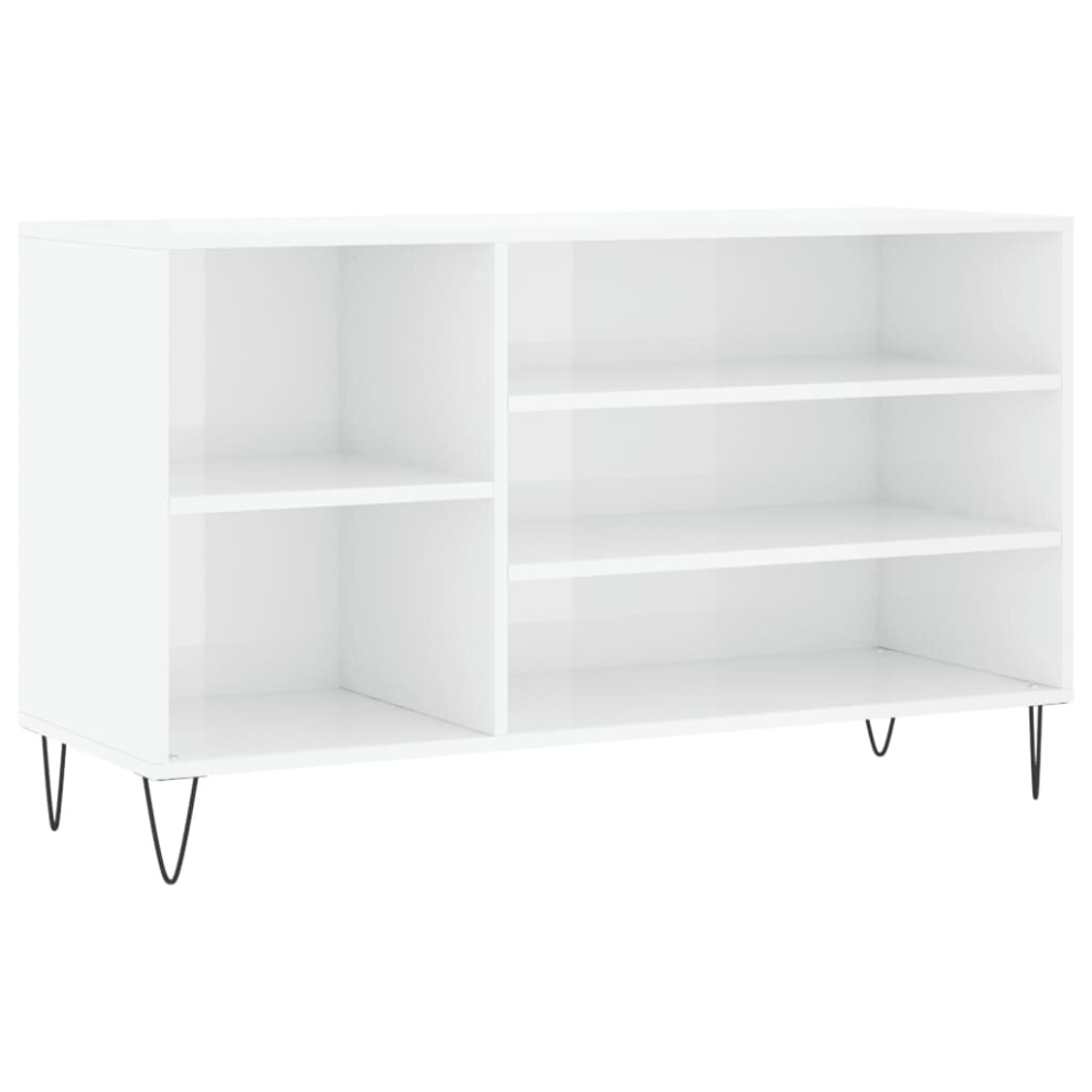 (high gloss white) vidaXL Shoe Cabinet Shoe Cupboard Shoe Storage Rack Shelf Engineered Wood