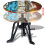 VidaXL Side End Coffee Table Solid Reclaimed Wood Living Room Cast Iron 60x(42-63) cm 8