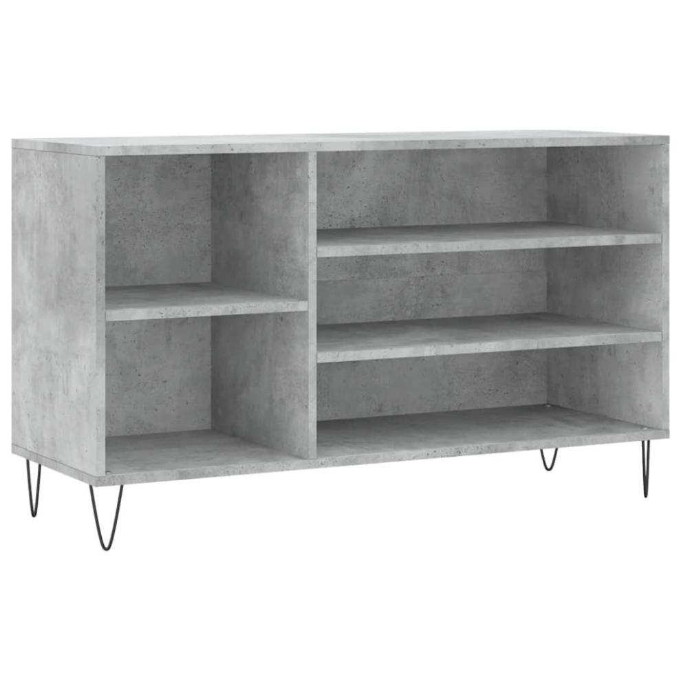 Vidaxl (Concrete ) Shoe Cabinet Shoe Cupboard Shoe Storage Rack Shelf Engineered Wood Grey