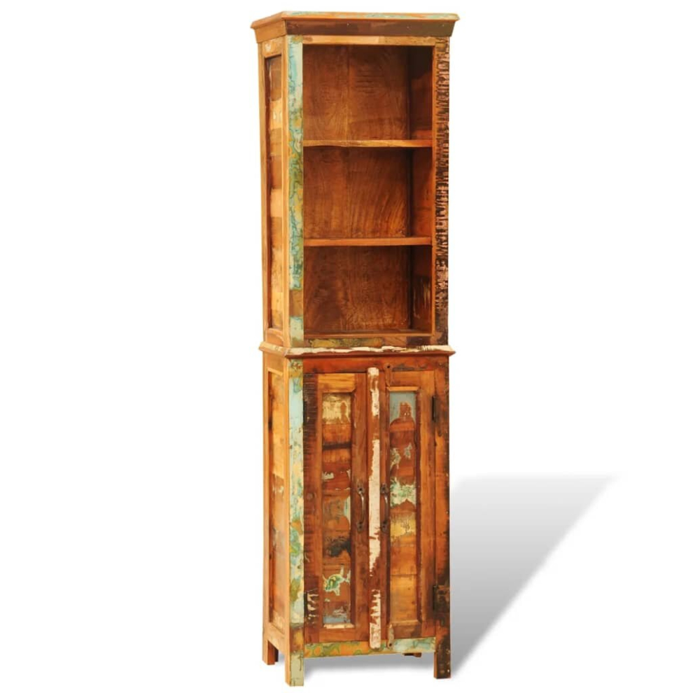 Vidaxl Handmade Antique Vintage Style Reclaimed Solid Wood Bookshelf Bookcase