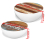 VidaXL (white) vidaXL Two Piece Bowl Shaped Coffee Table Set Solid Reclaimed Wood 2 Colours 8