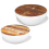 VidaXL (white) vidaXL Two Piece Bowl Shaped Coffee Table Set Solid Reclaimed Wood 2 Colours 2