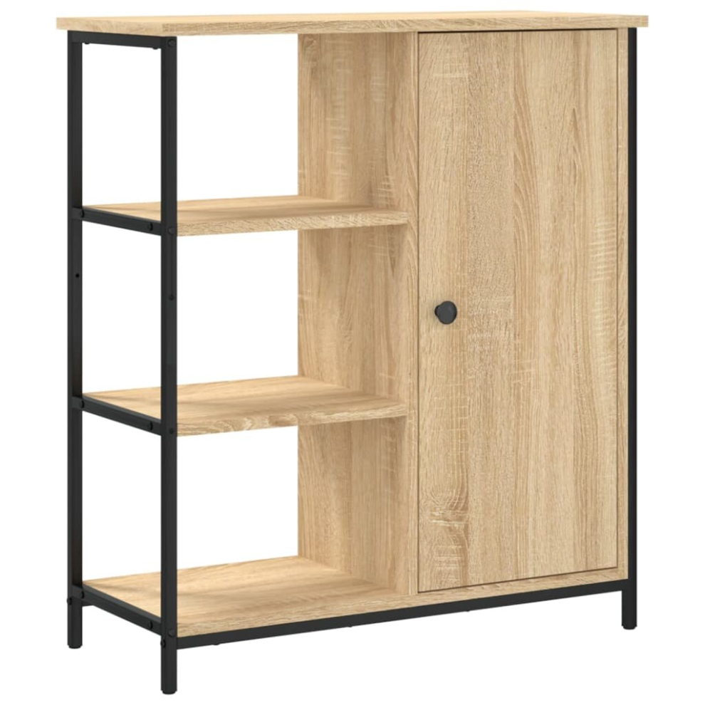 vidaXL - Sideboard - Sonoma Oak - 3 Shelf - Image 3