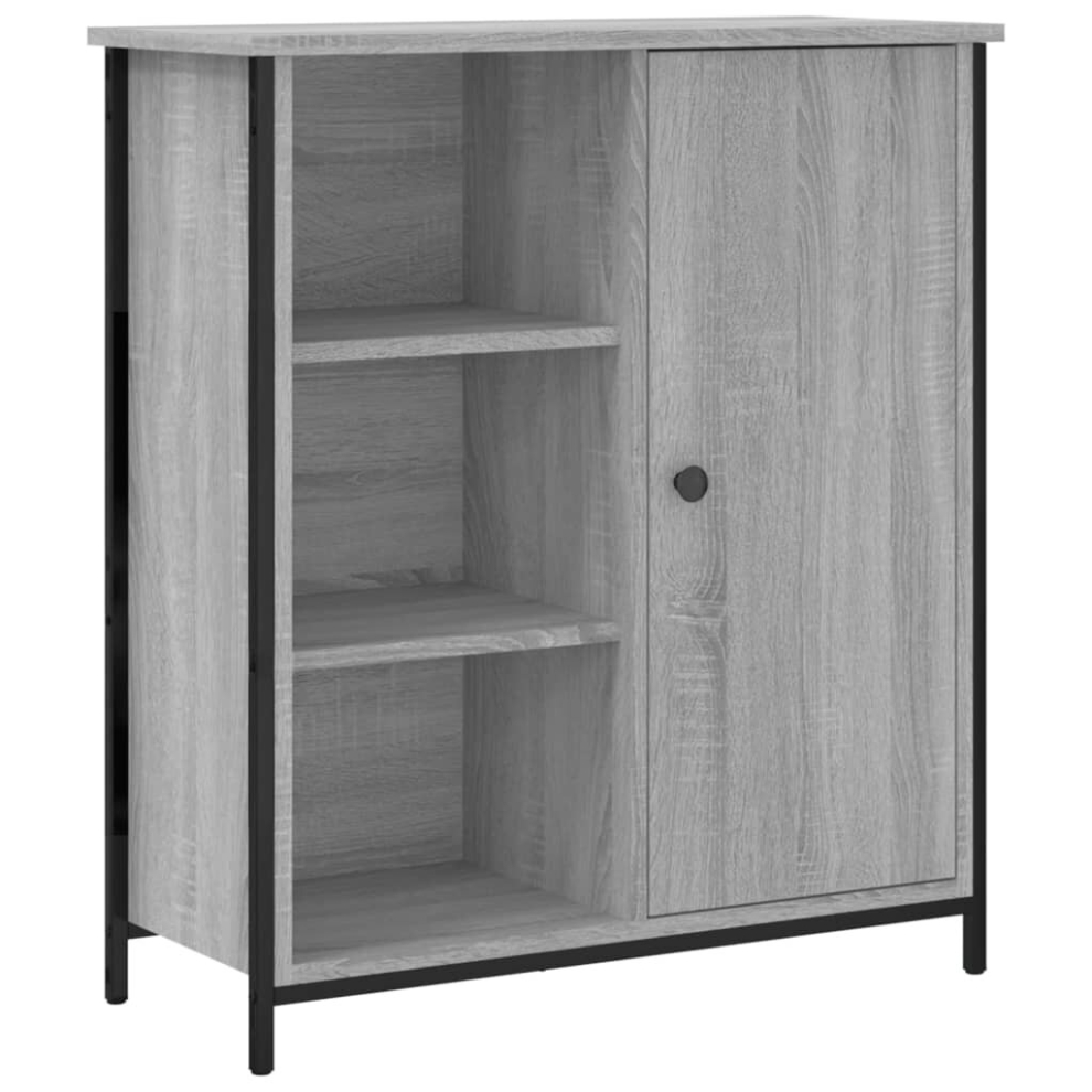 (grey sonoma) vidaXL Sideboard Storage Cupboard Highboard Home Side Cabinet Engineered Wood