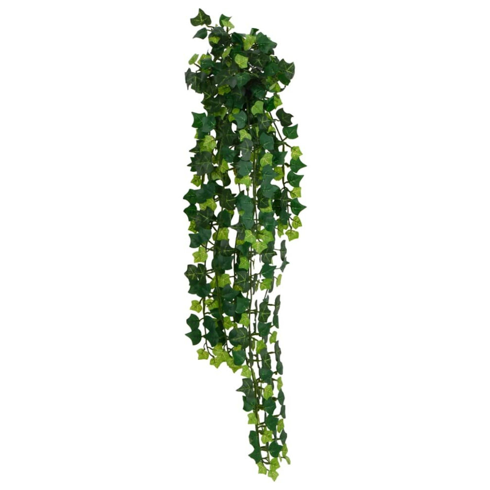 (green) vidaXL Artificial Hanging Plants Fake Plant Artificial Plant 12 pcs 339 Leaves