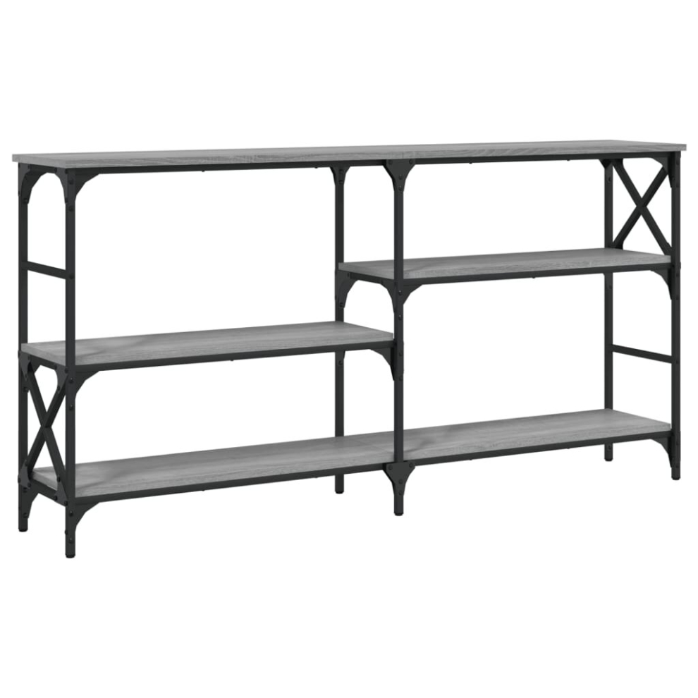 Vidaxl (Grey Sonoma, 150 X 29 X 76.5 Cm) Console Table End Table Hallway Stand Side Sofa Table Engineered Wood