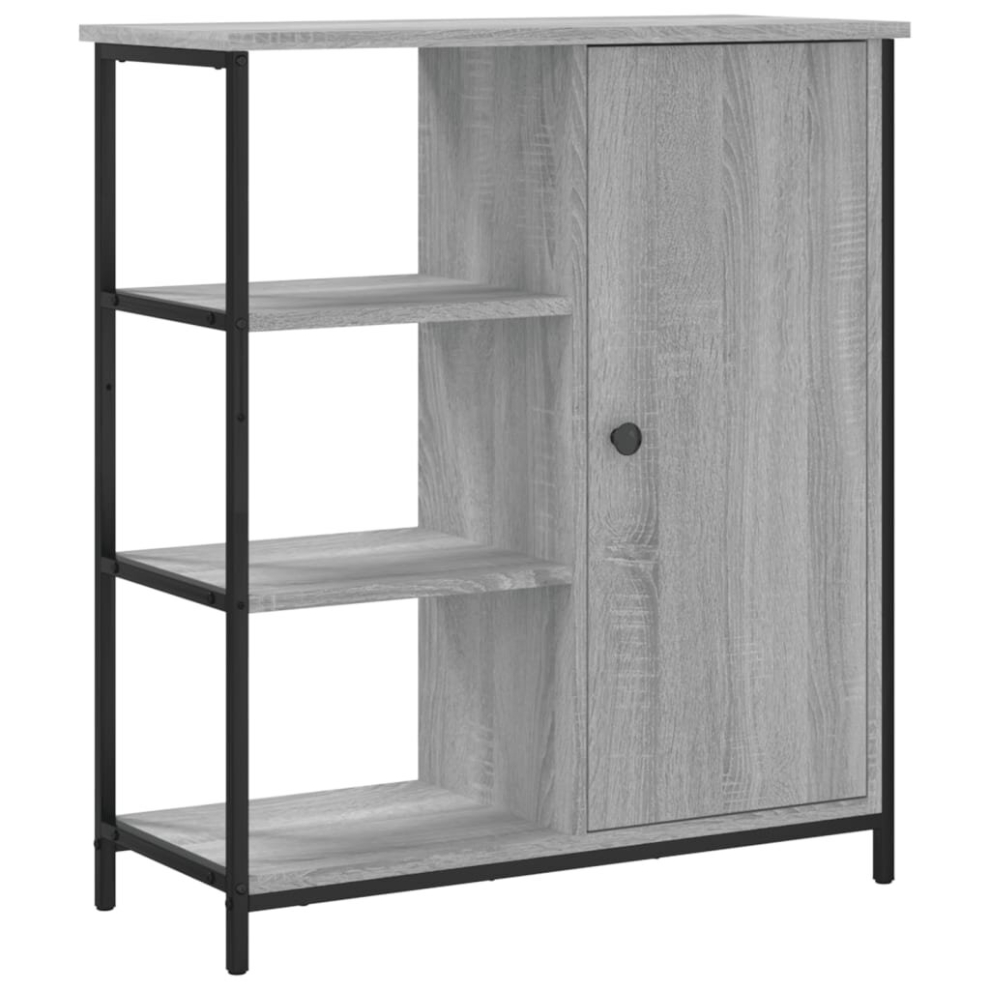 (grey sonoma) vidaXL Sideboard Storage Cupboard Highboard Home Side Cabinet Engineered Wood