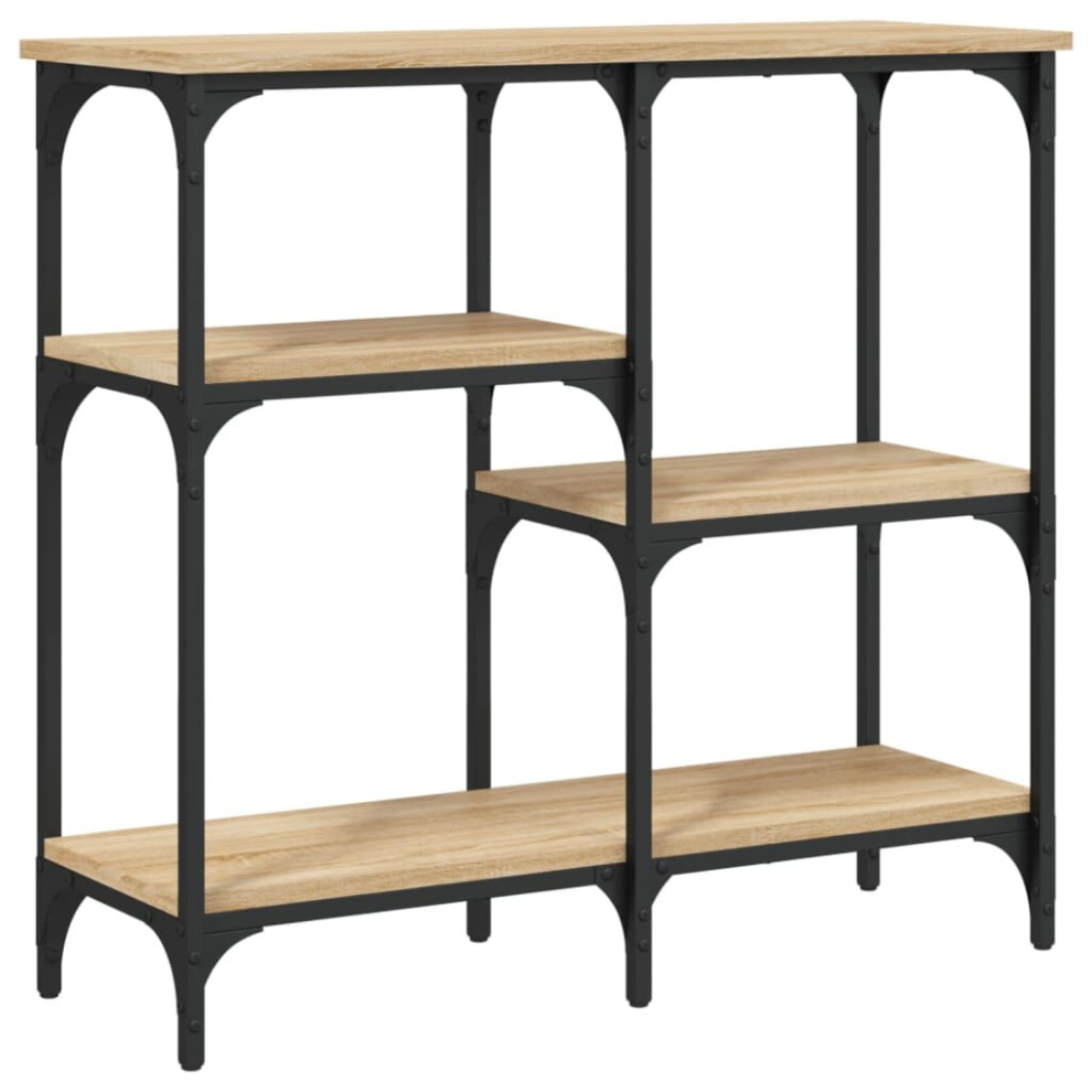 Vidaxl (Sonoma Oak, 80 X 29 X 75 Cm) Console Table End Table Hallway Stand Side Sofa Table Engineered Wood
