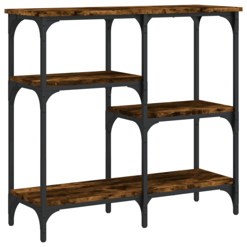 VidaXL (smoked oak, 80 x 29 x 75 cm) vidaXL Console Table End Table Hallway Stand Side Sofa Table Engineered Wood
