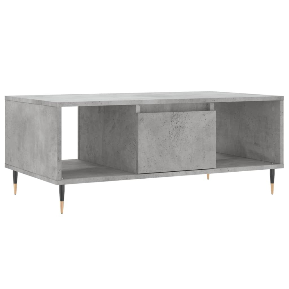 (concrete grey) vidaXL Coffee Table Side Table End Accent Telephone Sofa Table Engineered Wood