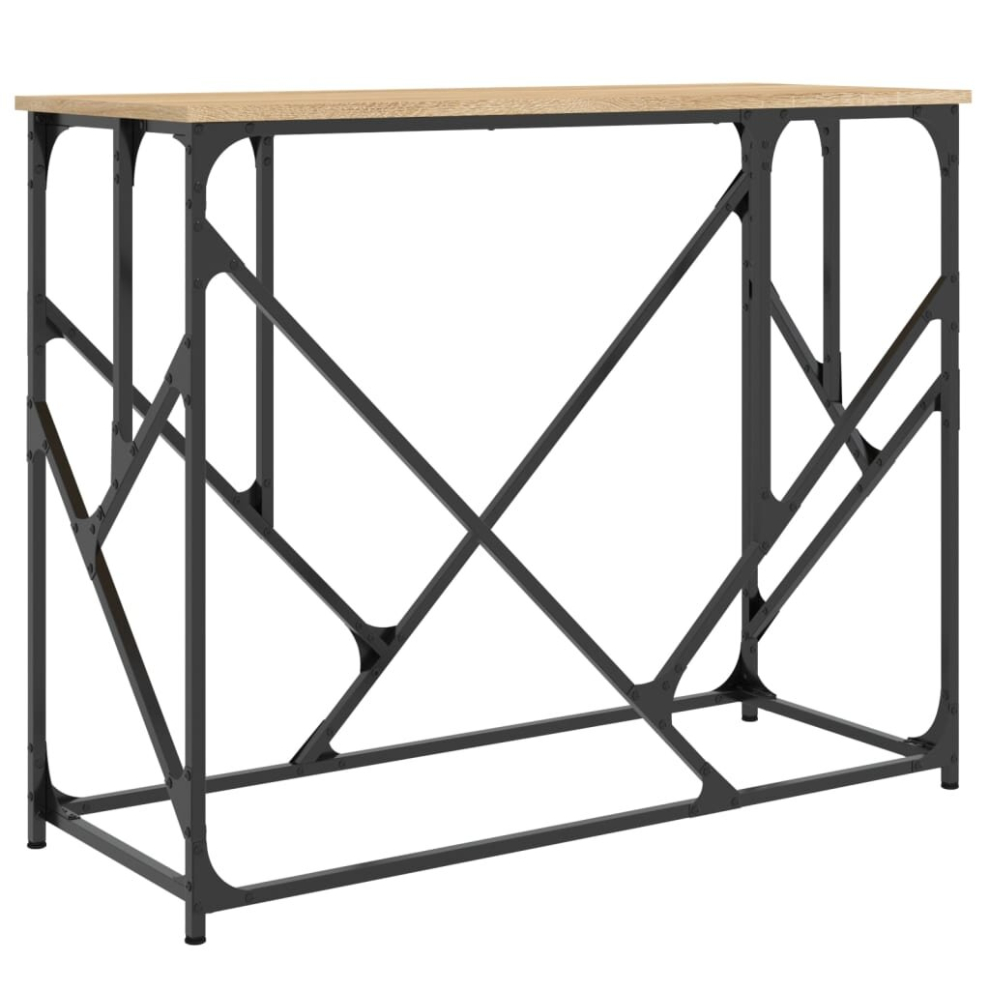 Vidaxl (Sonoma Oak) Console Table Side End Table Hallway Stand Sofa Table Engineered Wood