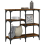 VidaXL (smoked oak, 80 x 29 x 75 cm) vidaXL Console Table End Table Hallway Stand Side Sofa Table Engineered Wood 3