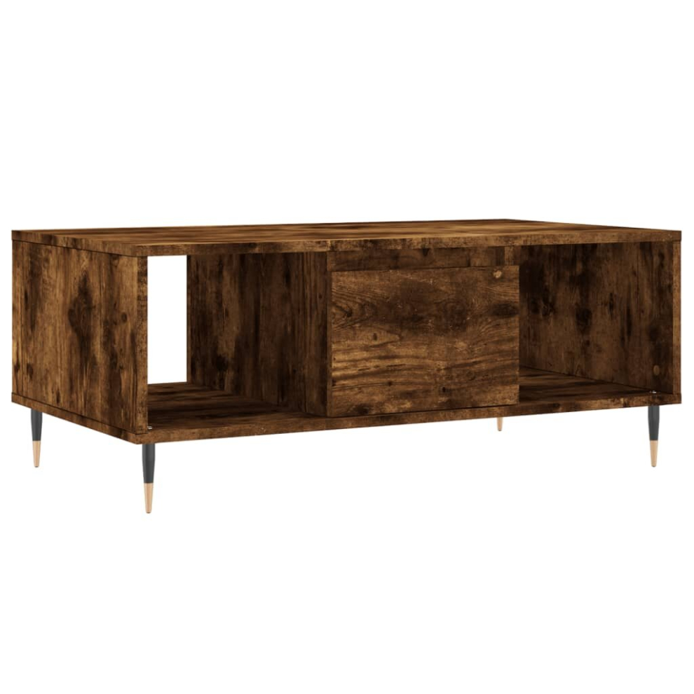 (smoked oak) vidaXL Coffee Table Side Table End Accent Telephone Sofa Table Engineered Wood