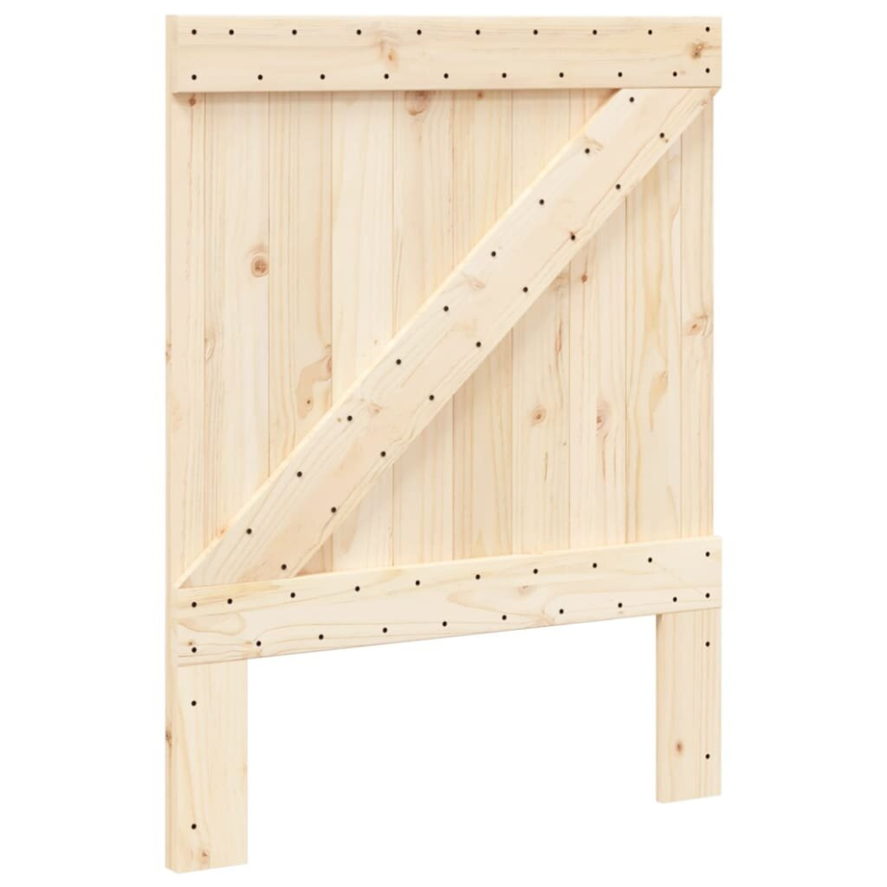 Vidaxl (Triangle, 80 X 104 Cm) Headboard Bedroom Accessory Bed Headboard Bed Header Solid Wood Pine