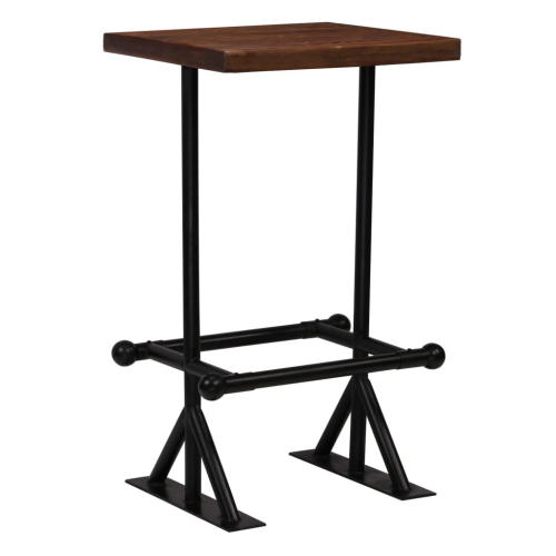 VidaXL (3 piece) vidaXL Bar Set Dining Room Kitchen Dining Table and Chair Solid Reclaimed Wood 1