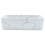 VidaXL (white) vidaXL Countertop Basin Bathroom Sink Vessel Multicolour Rectangular Ceramic 3
