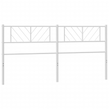 (white, 200 cm) vidaXL Metal Headboardfor Bedroom Tall Headboard Bed Header Bed Headboard