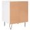 VidaXL (white, 2 pcs) vidaXL Bedside Cabinets Nightstand Side Table Bed Cabinet Engineered Wood 9