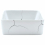 VidaXL (white) vidaXL Countertop Basin Bathroom Sink Vessel Multicolour Rectangular Ceramic 5