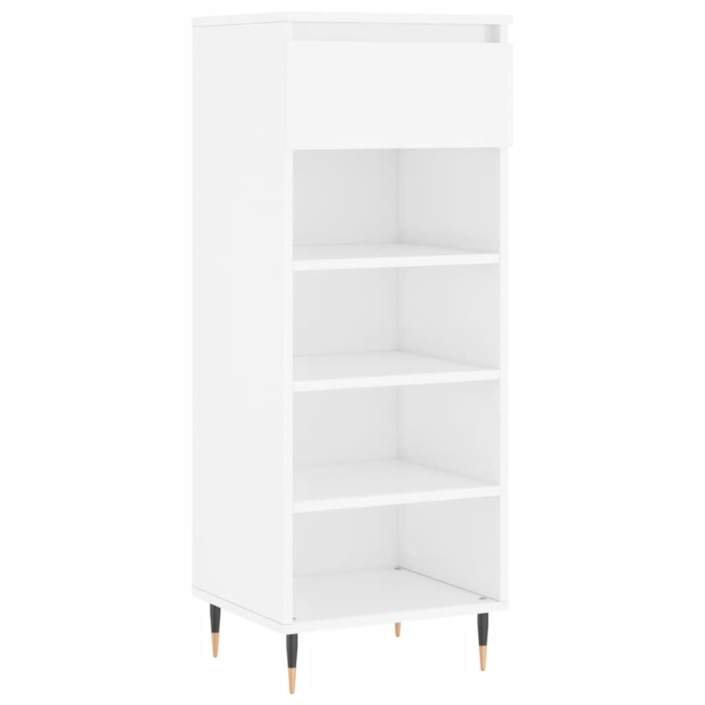 (high gloss white) vidaXL Shoe Cabinet Shoe Cupboard Shoe Storage Rack Shelf Engineered Wood