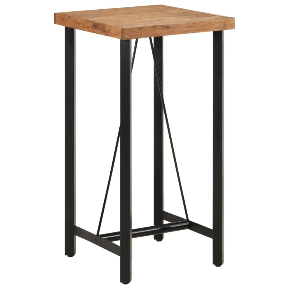 Vidaxl (55 X 55 X 107 Cm) Bar Table Dining Table Dining Room Kitchen Table Solid Acacia Wood