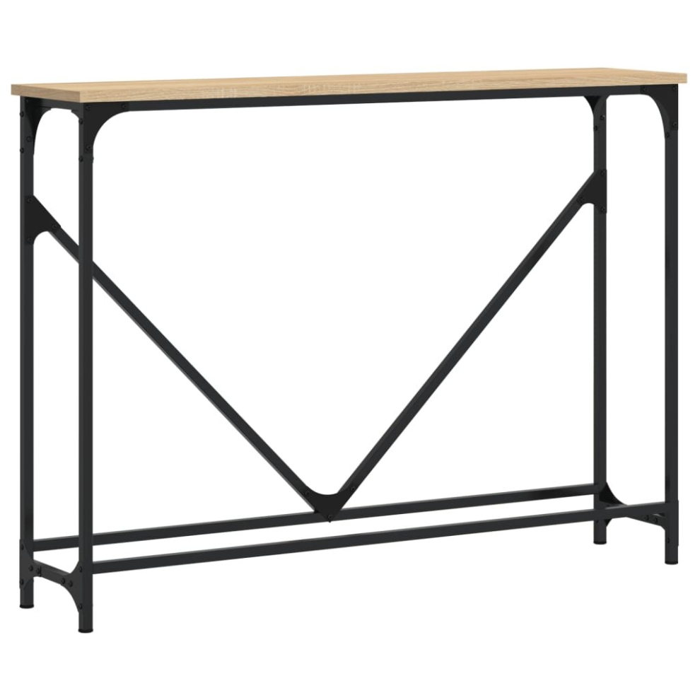 Vidaxl (Sonoma Oak) Console Table Side End Table Hallway Stand Sofa Table Engineered Wood