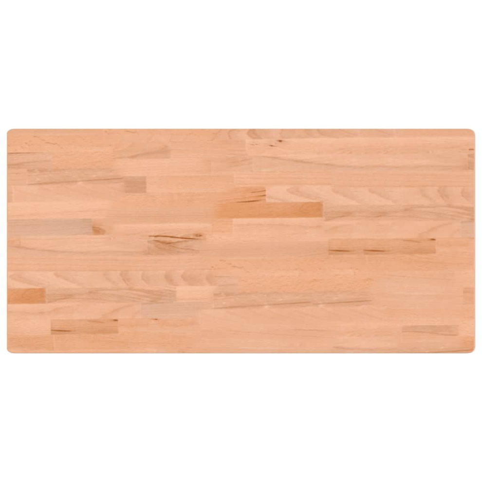(115 x 55 x 2.5 cm) vidaXL Workbench Top Wooden Work Top Tool Office Table Top Solid Wood Beech