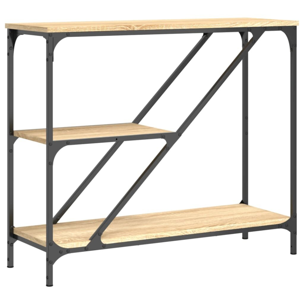 (sonoma oak) vidaXL Console Table End Table Hallway Stand Side Sofa Table Engineered Wood