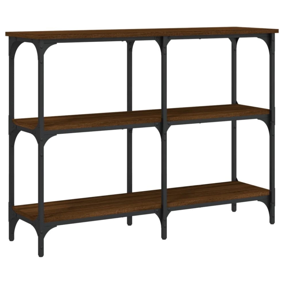 Vidaxl (Brown Oak, 100 X 29 X 75 Cm) Console Table End Table Hallway Stand Side Sofa Table Engineered Wood