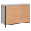 VidaXL (grey sonoma) vidaXL Sideboard Storage Cupboard Highboard Home Side Cabinet Engineered Wood 8