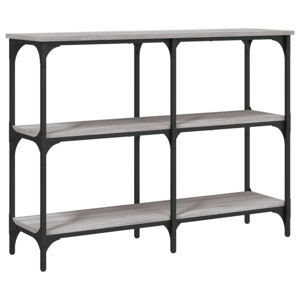 Vidaxl ( Sonoma, 100 X 29 X 75 Cm) Console Table End Table Hallway Stand Side Sofa Table Engineered Wood Grey