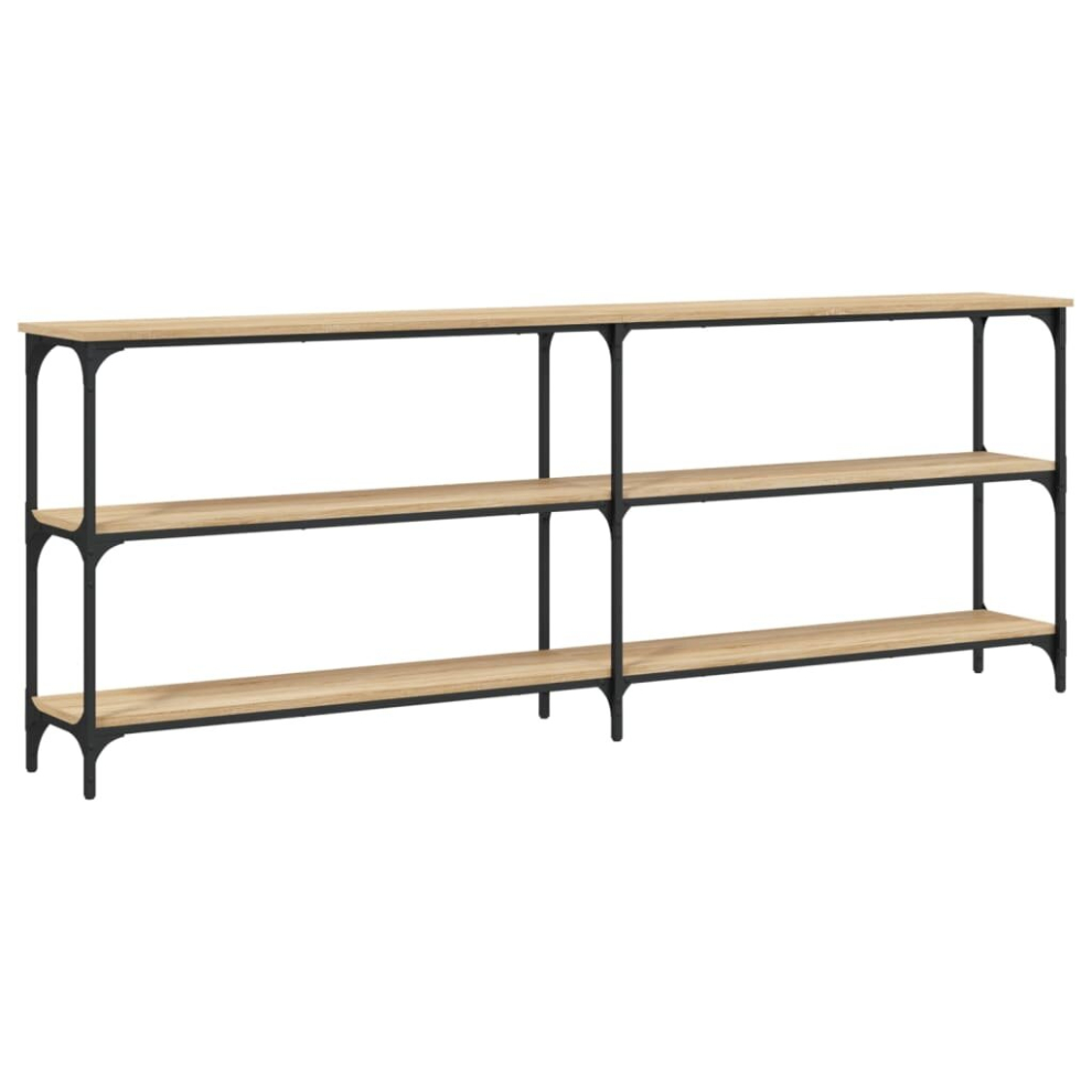 Vidaxl (Sonoma Oak, 200 X 29 X 75 Cm) Console Table End Table Hallway Stand Side Sofa Table Engineered Wood