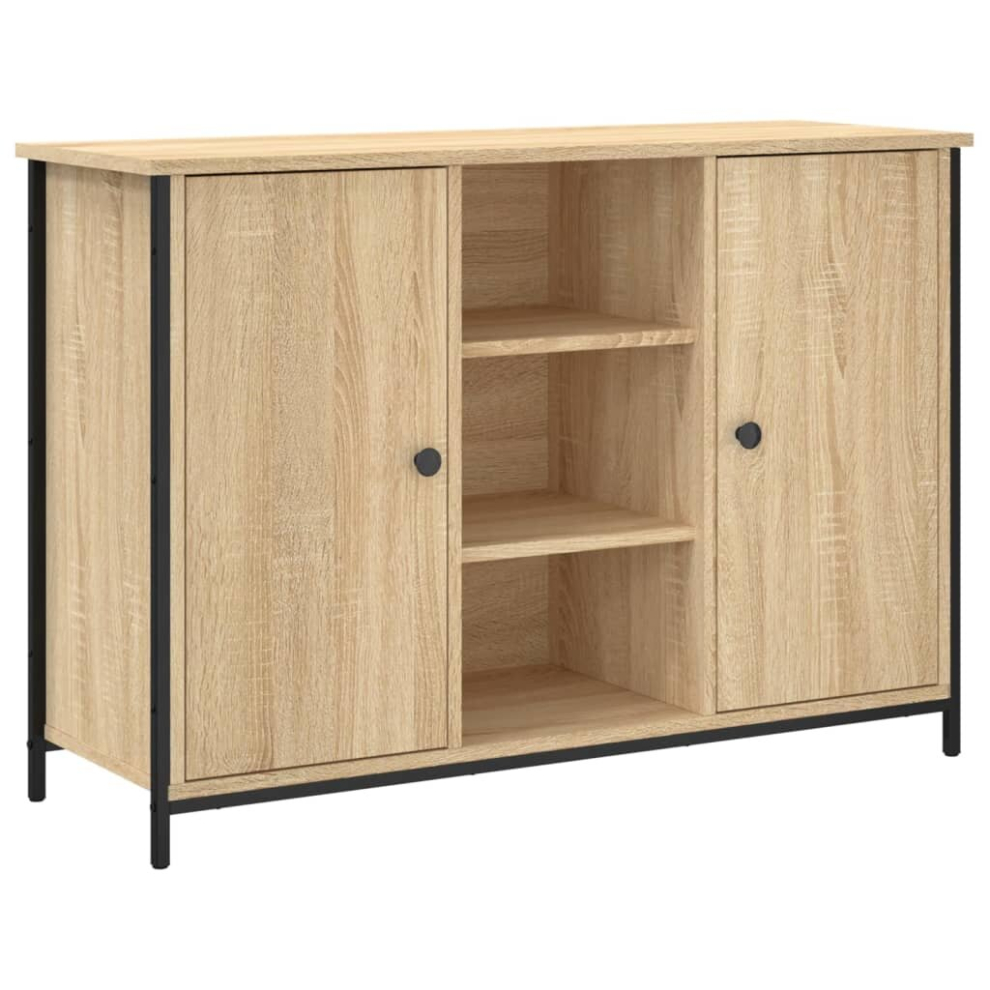 Vidaxl (Sonoma Oak) Sideboard Storage Cupboard Highboard Home Side Cabinet Engineered Wood