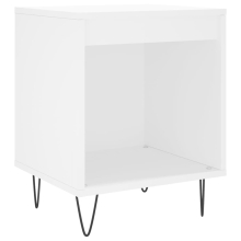 (white, 1 pcs) vidaXL Bedside Cabinets Nightstand Side Table Bed Cabinet Engineered Wood